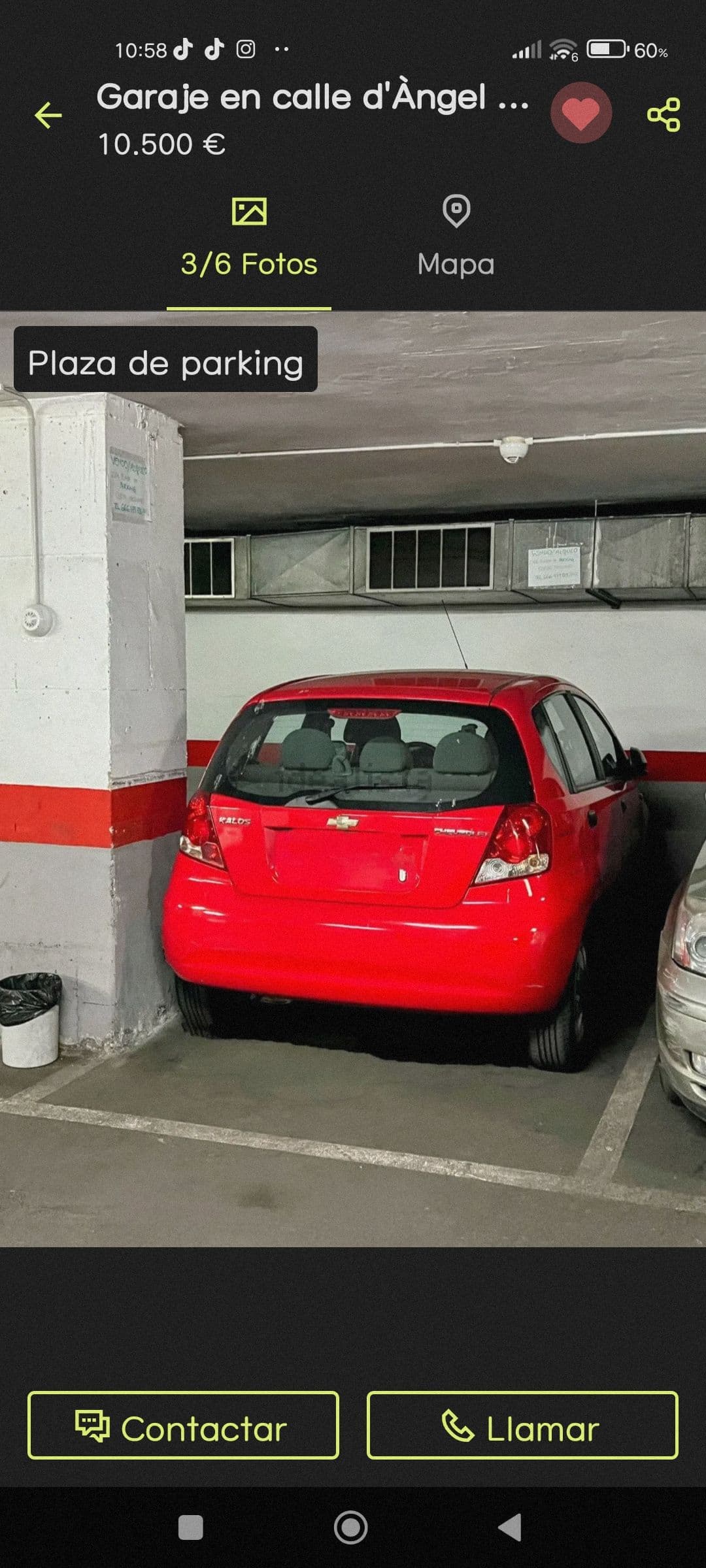 Parking — Carrer d'Àngel Guimerà, 08902 L'Hospitalet de Llobregat, Barcelona, España parking spot